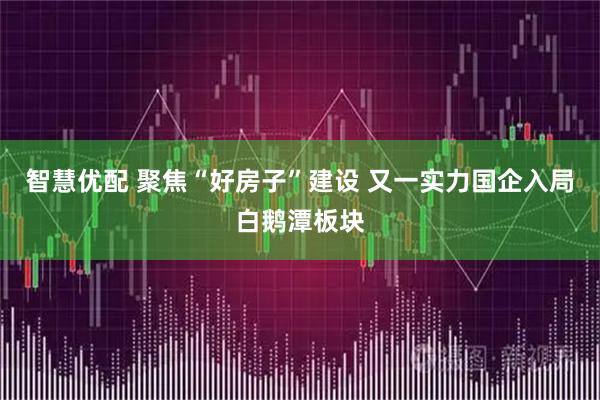 智慧优配 聚焦“好房子”建设 又一实力国企入局白鹅潭板块